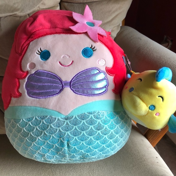 Squishmallows Toys Disney Ariel Flounder Squishmallows Poshmark
